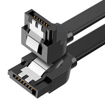 کابل تبدیل SATA 3.0 راست به 90 درجه یوگرین US217 مدل 30797 طول 0.5 متر-مشکی