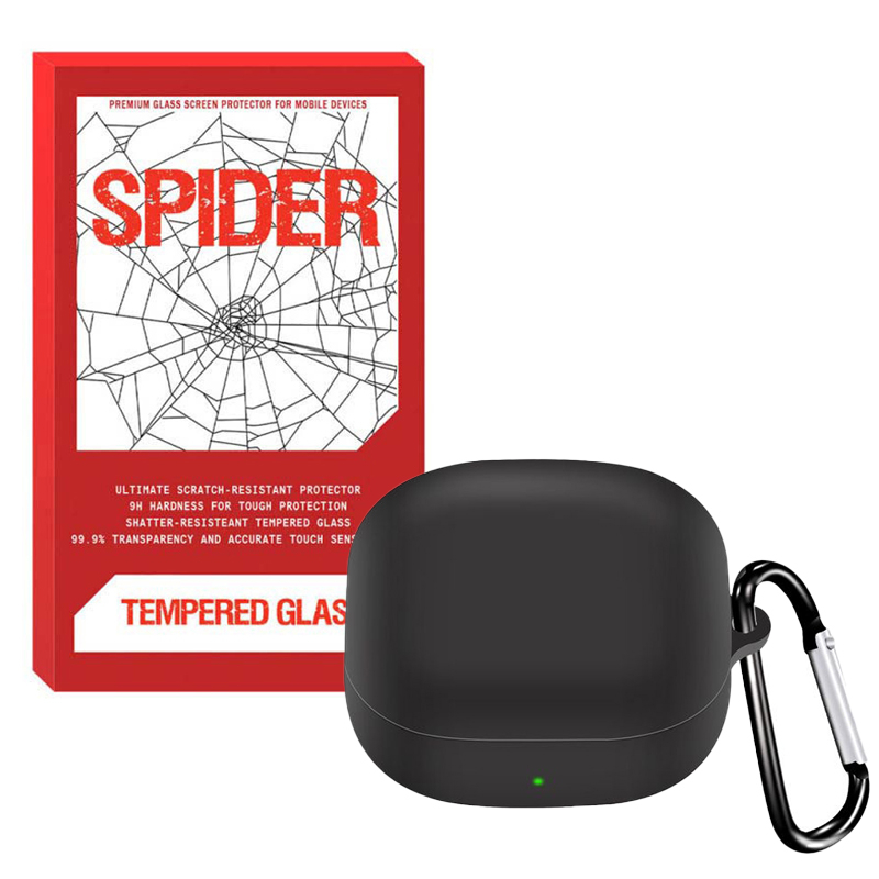 کاور کیس هندزفری بی سیم سامسونگ Galaxy Buds FE اسپایدر مدل سیلیکونی