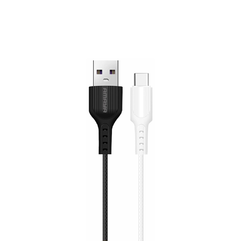 کابل تبدیل تایپ سی آمایا مدل ET-09 طول 1 متر کابل تبدیل تایپ سی آمایا مدل ET-09 طول 1 متر