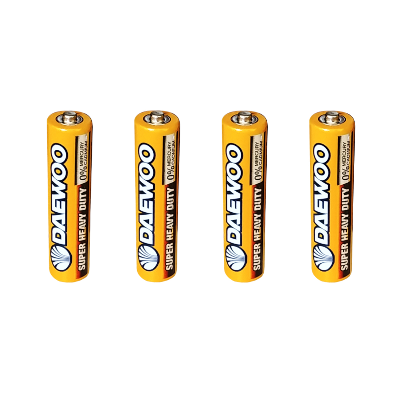 باتری نیم قلمی دوو مدل Super Heavy Duty بسته 4 عددی باتری نیم قلمی دوو مدل Super Heavy Duty بسته 4 عددی