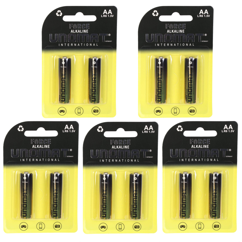 باتری قلمی یونومات مدل Force بسته 10 عددی