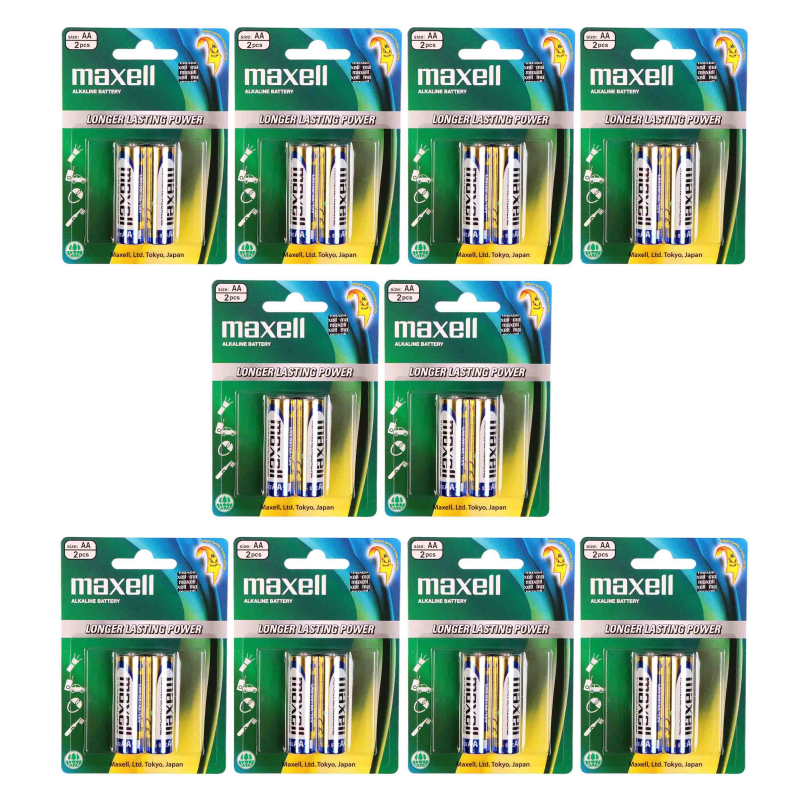 باتری قلمی مکسل مدل آلکالاین بسته 20 عددی