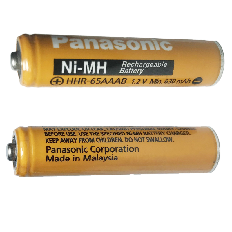 باتری نیم قلمی قابل شارژ پاناسونیک مدل Ni-MH-HHR-65AAAB بسته دو عددی باتری نیم قلمی قابل شارژ پاناسونیک مدل Ni-MH-HHR-65AAAB بسته دو عددی