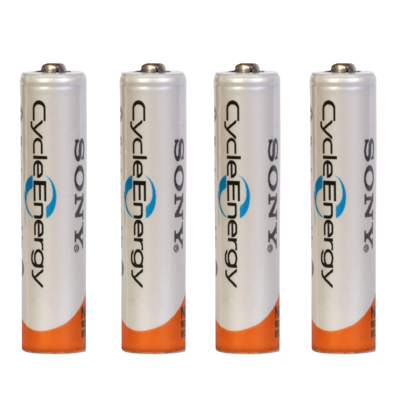 باتری نیم قلمی قابل شارژ سونی مدل Cycle Energy بسته 4 عددی باتری نیم قلمی قابل شارژ سونی مدل Cycle Energy بسته 4 عددی