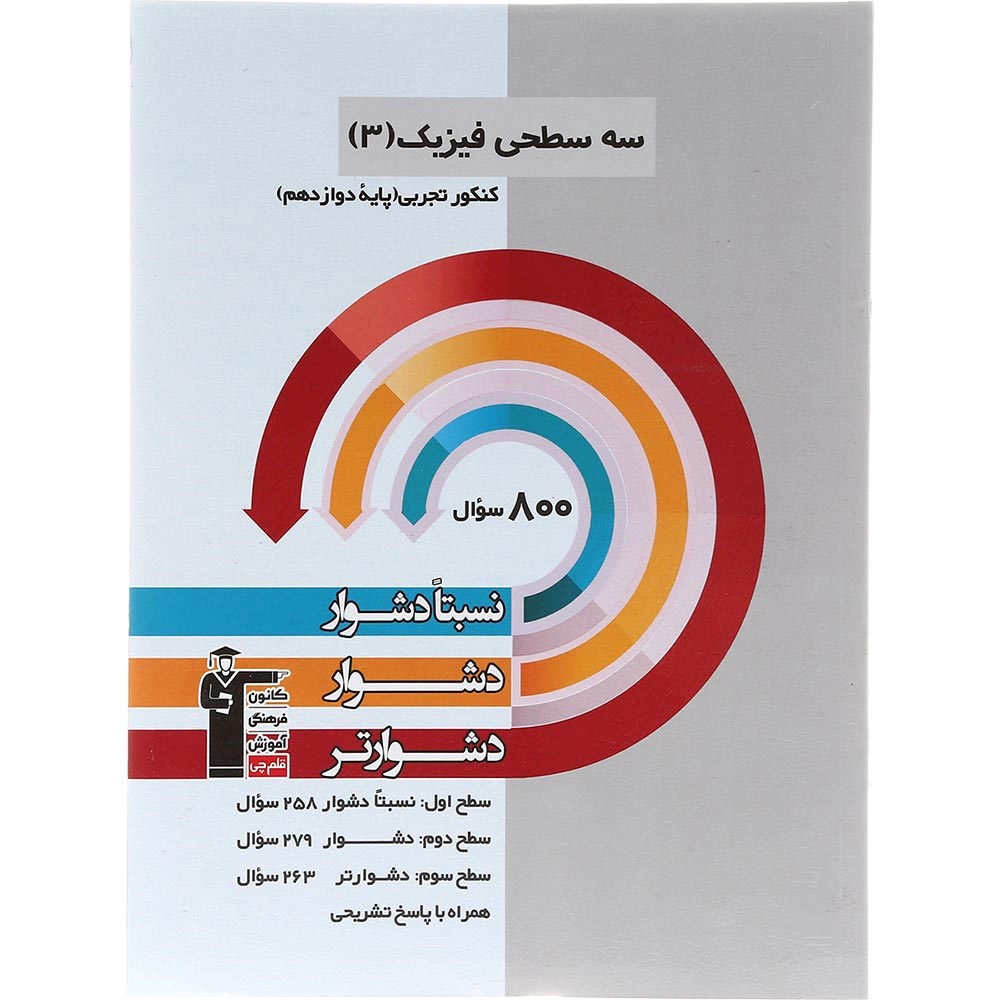 کتاب سه سطحی فیزیک دوازدهم تجربی انتشارات کانون فرهنگی آموزش سال چاپ 1403 کتاب سه سطحی فیزیک دوازدهم تجربی انتشارات کانون فرهنگی آموزش سال چاپ 1403