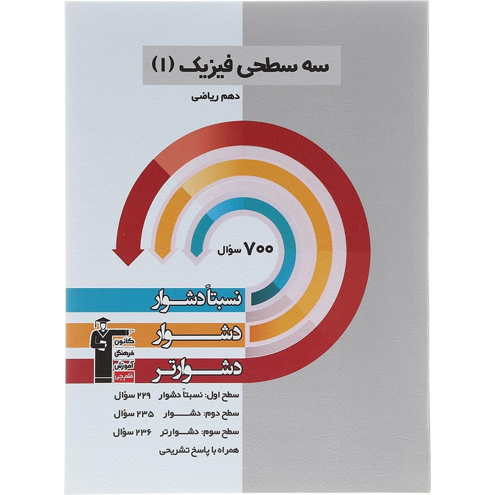 کتاب سه سطحی فیزیک دهم ریاضی انتشارات کانون فرهنگی آموزش سال چاپ 1403 کتاب سه سطحی فیزیک دهم ریاضی انتشارات کانون فرهنگی آموزش سال چاپ 1403