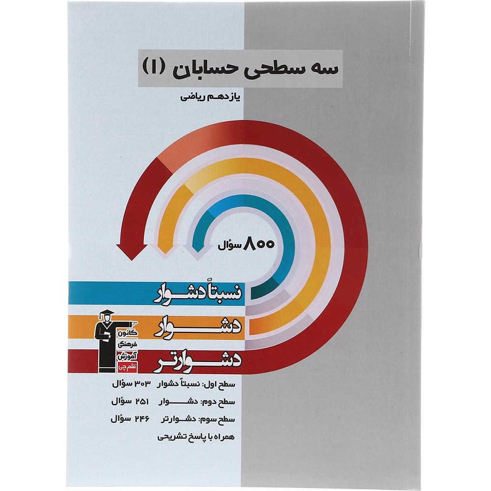 کتاب سه سطحی حسابان یازدهم ریاضی انتشارات کانون فرهنگی آموزش سال چاپ 1403 کتاب سه سطحی حسابان یازدهم ریاضی انتشارات کانون فرهنگی آموزش سال چاپ 1403