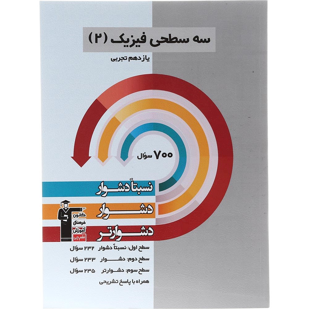 کتاب سه سطحی فیزیک یازدهم تجربی انتشارات کانون فرهنگی آموزش سال چاپ 1403 کتاب سه سطحی فیزیک یازدهم تجربی انتشارات کانون فرهنگی آموزش سال چاپ 1403