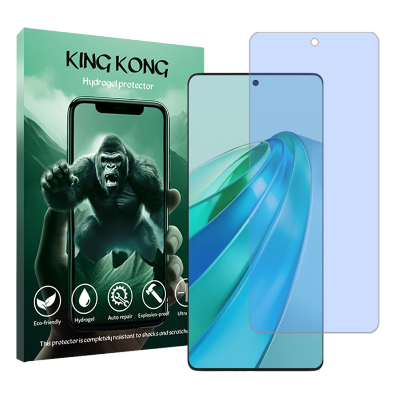 محافظ صفحه نمایش آنتی بلو کینگ کونگ مدل Tough مناسب برای گوشی موبایل آنر X9a محافظ صفحه نمایش آنتی بلو کینگ کونگ مدل Tough مناسب برای گوشی موبایل آنر X9a