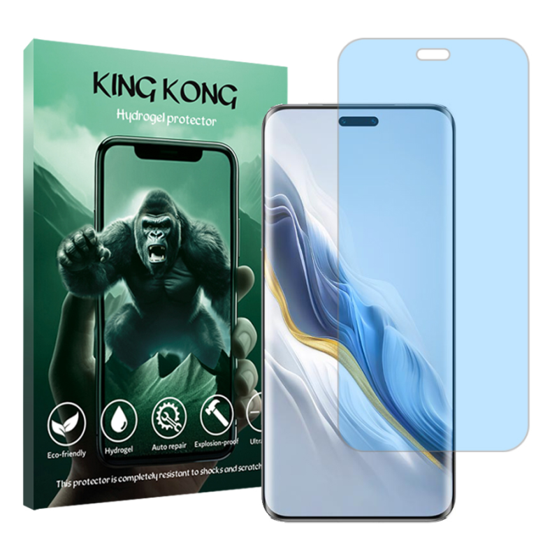 محافظ صفحه نمایش آنتی بلو کینگ کونگ مدل Tough مناسب برای گوشی موبایل آنر Magic6 Pro محافظ صفحه نمایش آنتی بلو کینگ کونگ مدل Tough مناسب برای گوشی موبایل آنر Magic6 Pro
