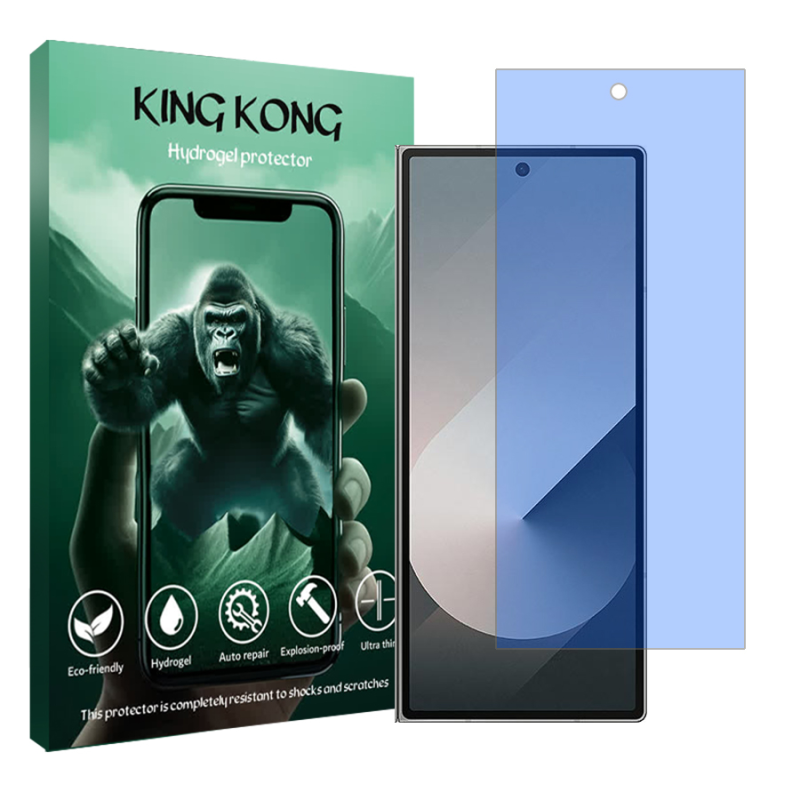 محافظ صفحه نمایش آنتی بلو کینگ کونگ مدل Tough مناسب برای گوشی موبایل سامسونگ Galaxy Z Fold6 محافظ صفحه نمایش آنتی بلو کینگ کونگ مدل Tough مناسب برای گوشی موبایل سامسونگ Galaxy Z Fold6