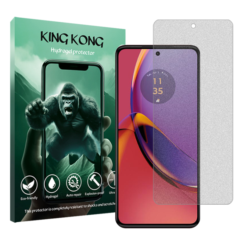 محافظ صفحه نمایش مات کینگ کونگ مدل Tough مناسب برای گوشی موبایل موتورولا Moto G84 محافظ صفحه نمایش مات کینگ کونگ مدل Tough مناسب برای گوشی موبایل موتورولا Moto G84