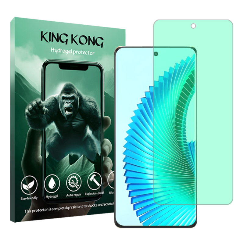 محافظ صفحه نمایش گرین لایت کینگ کونگ مدل Tough مناسب برای گوشی موبایل آنر X9b محافظ صفحه نمایش گرین لایت کینگ کونگ مدل Tough مناسب برای گوشی موبایل آنر X9b