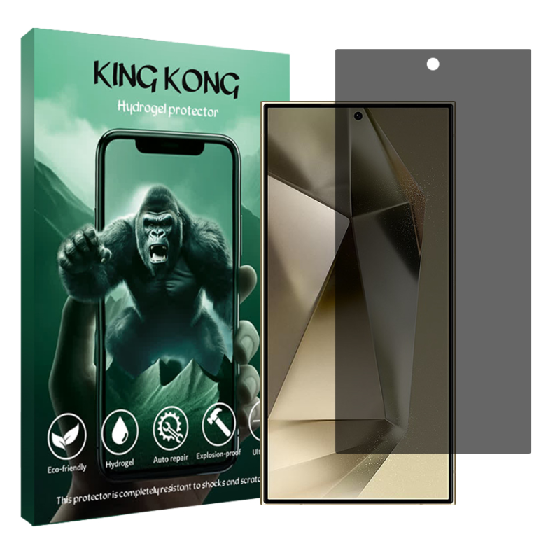 محافظ صفحه نمایش حریم شخصی کینگ کونگ مناسب برای گوشی موبایل سامسونگ Galaxy S24 Ultra محافظ صفحه نمایش حریم شخصی کینگ کونگ مناسب برای گوشی موبایل سامسونگ Galaxy S24 Ultra