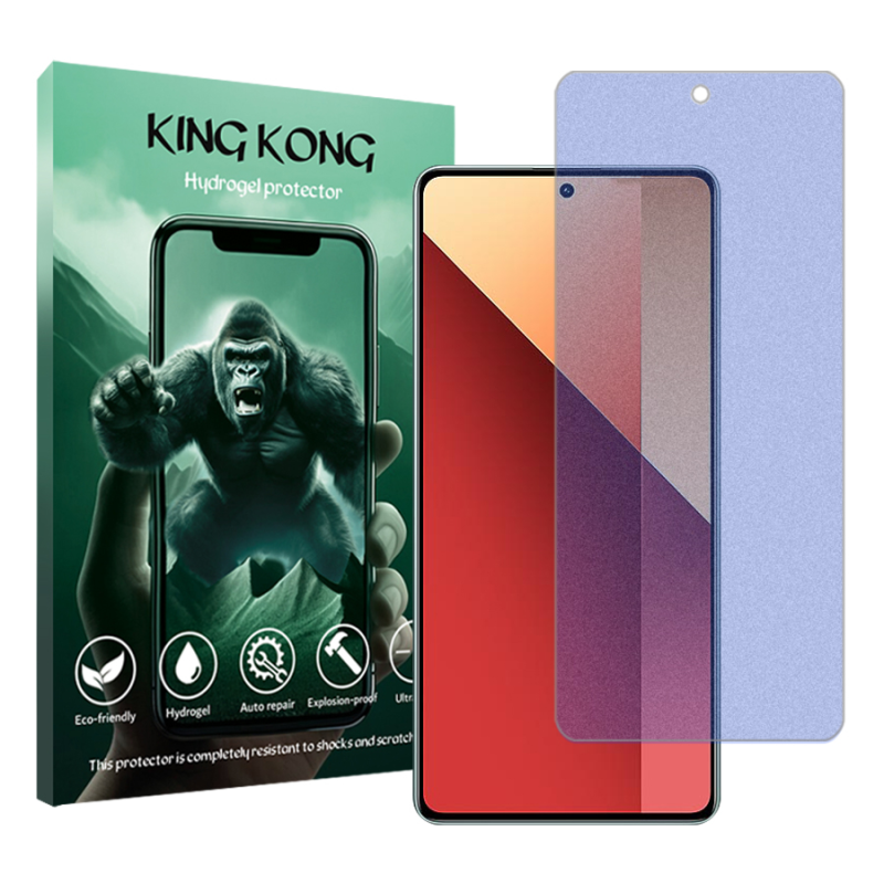 محافظ صفحه نمایش مات ضداشعه آبی کینگ کونگ مدل Tough مناسب برای گوشی موبایل شیائومی Redmi Note 13 Pro 4G محافظ صفحه نمایش مات ضداشعه آبی کینگ کونگ مدل Tough مناسب برای گوشی موبایل شیائومی Redmi Note 13 Pro 4G