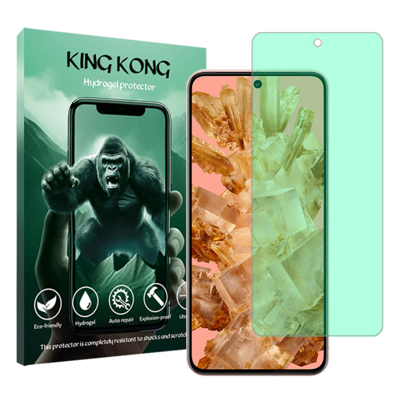 محافظ صفحه نمایش گرین لایت کینگ کونگ مدل Tough مناسب برای گوشی موبایل گوگل Pixel 8 محافظ صفحه نمایش گرین لایت کینگ کونگ مدل Tough مناسب برای گوشی موبایل گوگل Pixel 8