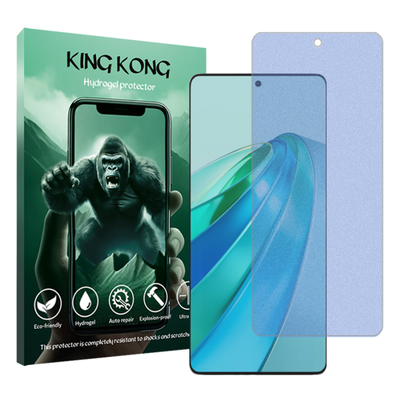 محافظ صفحه نمایش مات ضداشعه آبی کینگ کونگ مدل Tough مناسب برای گوشی موبایل آنر X9a محافظ صفحه نمایش مات ضداشعه آبی کینگ کونگ مدل Tough مناسب برای گوشی موبایل آنر X9a