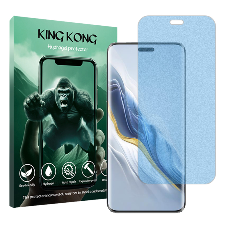 محافظ صفحه نمایش مات ضداشعه آبی کینگ کونگ مدل Tough مناسب برای گوشی موبایل آنر Magic6 Pro محافظ صفحه نمایش مات ضداشعه آبی کینگ کونگ مدل Tough مناسب برای گوشی موبایل آنر Magic6 Pro