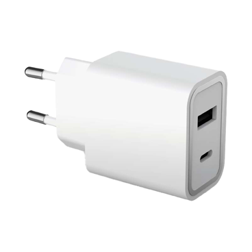 شارژر دیواری فورس مدل FPLICS2AC37WPDW توان 37 وات-سفید