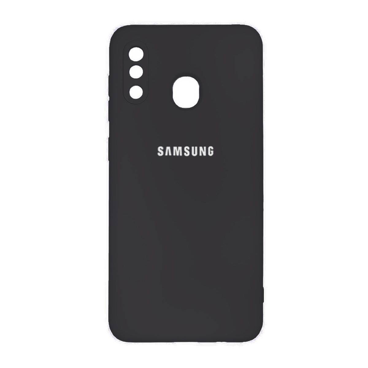 کاور سیلیکونی مناسب برای گوشی سامسونگ Galaxy A20/A30-مشکی