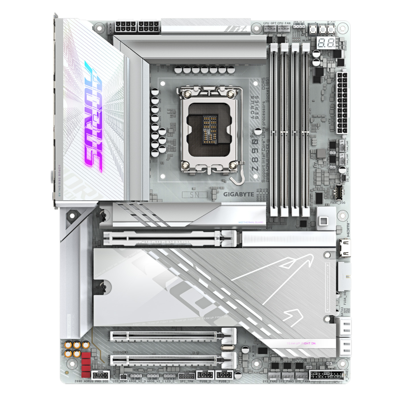 مادربرد گیگابایت مدل Z890 AORUS PRO ICE-سفید مادربرد گیگابایت مدل Z890 AORUS PRO ICE-سفید