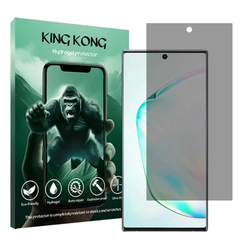 محافظ صفحه نمایش کینگ کونگ مدل Tough مناسب برای گوشی موبایل سامسونگ Galaxy Note 10 Plus 5G محافظ صفحه نمایش کینگ کونگ مدل Tough مناسب برای گوشی موبایل سامسونگ Galaxy Note 10 Plus 5G