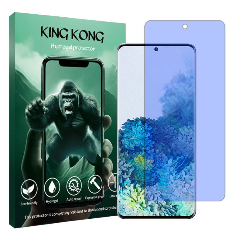 محافظ صفحه نمایش آنتی بلو کینگ کونگ مدل Tough مناسب برای گوشی موبایل سامسونگ Galaxy S20 Plus محافظ صفحه نمایش آنتی بلو کینگ کونگ مدل Tough مناسب برای گوشی موبایل سامسونگ Galaxy S20 Plus