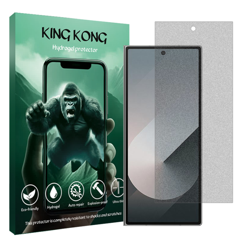 محافظ صفحه نمایش مات کینگ کونگ مدل Tough مناسب برای گوشی موبایل سامسونگ Galaxy Z Fold6 محافظ صفحه نمایش مات کینگ کونگ مدل Tough مناسب برای گوشی موبایل سامسونگ Galaxy Z Fold6