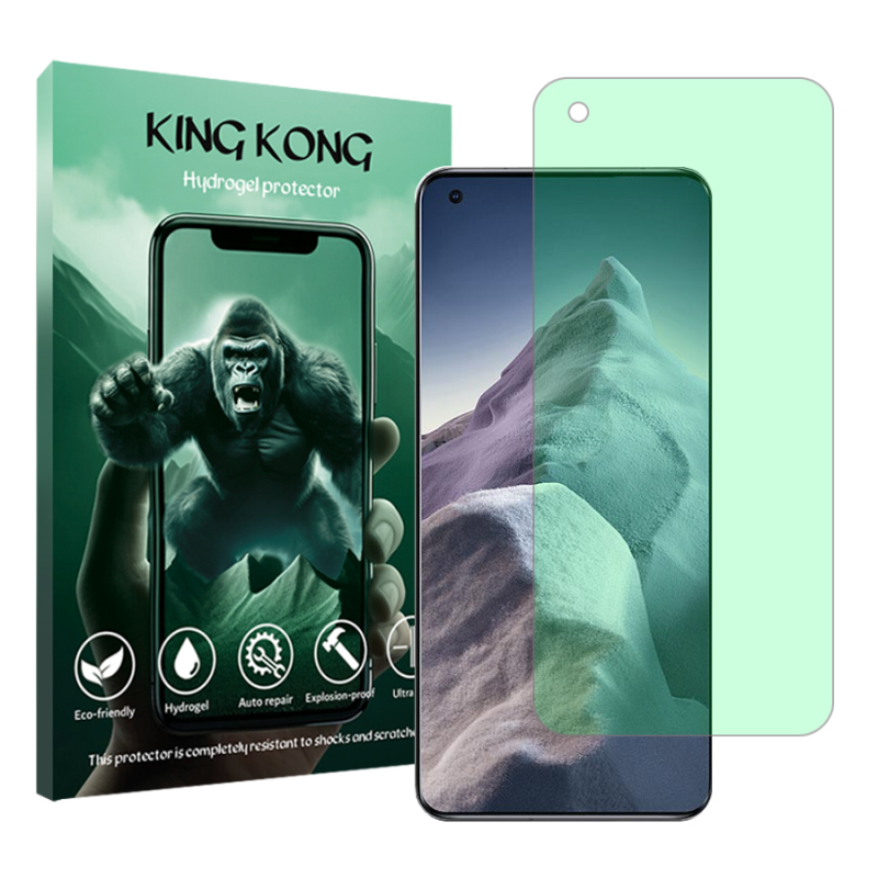 محافظ صفحه نمایش گرین لایت کینگ کونگ مدل Tough مناسب برای گوشی موبایل شیائومی Mi 11 Ultra محافظ صفحه نمایش گرین لایت کینگ کونگ مدل Tough مناسب برای گوشی موبایل شیائومی Mi 11 Ultra