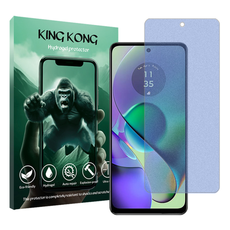 محافظ صفحه نمایش مات ضداشعه آبی کینگ کونگ مدل Tough مناسب برای گوشی موبایل موتورولا Moto G54 محافظ صفحه نمایش مات ضداشعه آبی کینگ کونگ مدل Tough مناسب برای گوشی موبایل موتورولا Moto G54