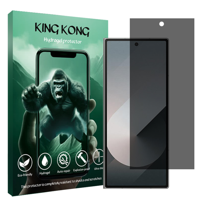 محافظ صفحه نمایش حریم شخصی کینگ کونگ مدل Tough مناسب برای گوشی موبایل سامسونگ Galaxy Z Fold6 محافظ صفحه نمایش حریم شخصی کینگ کونگ مدل Tough مناسب برای گوشی موبایل سامسونگ Galaxy Z Fold6