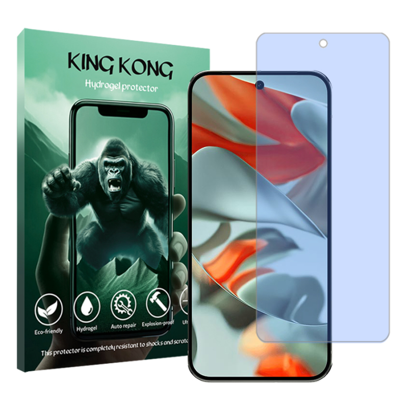 محافظ صفحه نمایش آنتی بلو کینگ کونگ مدل Tough مناسب برای گوشی موبایل گوگل Pixel 9 Pro XL محافظ صفحه نمایش آنتی بلو کینگ کونگ مدل Tough مناسب برای گوشی موبایل گوگل Pixel 9 Pro XL