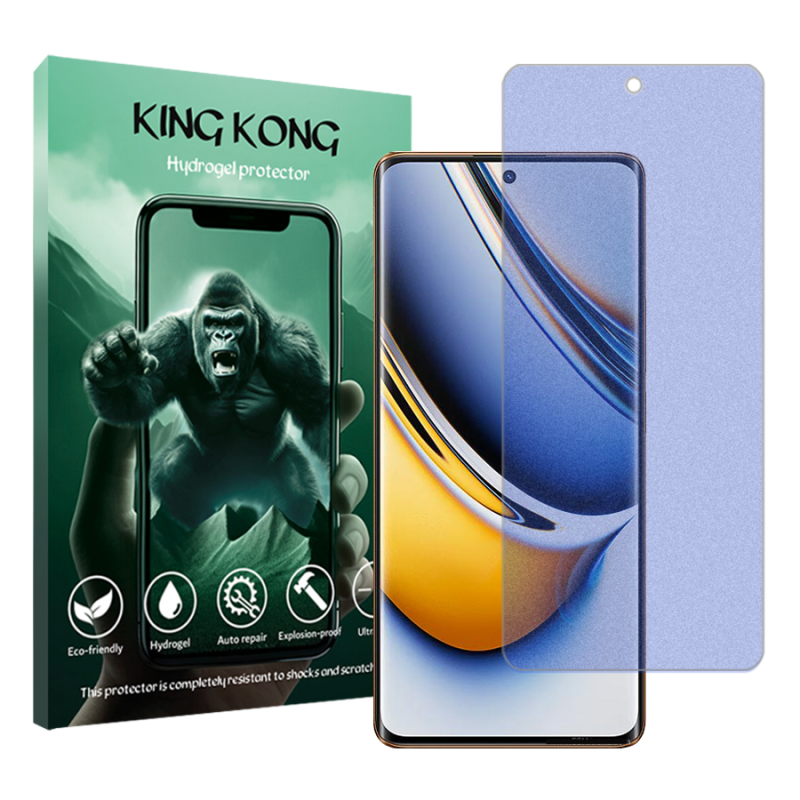 محافظ صفحه نمایش مات ضداشعه آبی کینگ کونگ مدل Tough مناسب برای گوشی موبایل ریلمی 11 Pro Plus محافظ صفحه نمایش مات ضداشعه آبی کینگ کونگ مدل Tough مناسب برای گوشی موبایل ریلمی 11 Pro Plus
