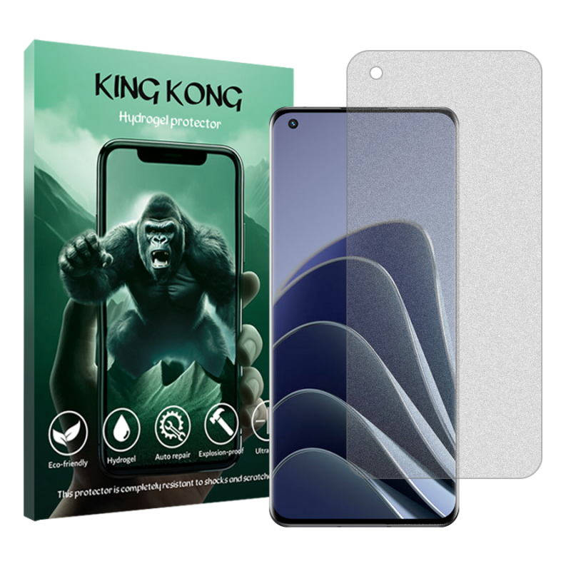محافظ صفحه نمایش مات کینگ کونگ مدل Tough مناسب برای گوشی موبایل وان پلاس 10 Pro محافظ صفحه نمایش مات کینگ کونگ مدل Tough مناسب برای گوشی موبایل وان پلاس 10 Pro