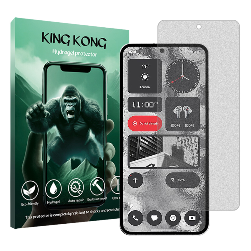 محافظ صفحه نمایش مات کینگ کونگ مدل Tough مناسب برای گوشی موبایل ناتینگ Phone 2