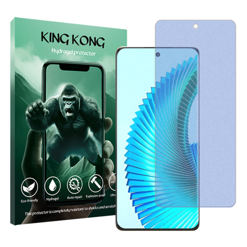 محافظ صفحه نمایش مات ضداشعه آبی کینگ کونگ مدل Tough مناسب برای گوشی موبایل آنر X9b محافظ صفحه نمایش مات ضداشعه آبی کینگ کونگ مدل Tough مناسب برای گوشی موبایل آنر X9b
