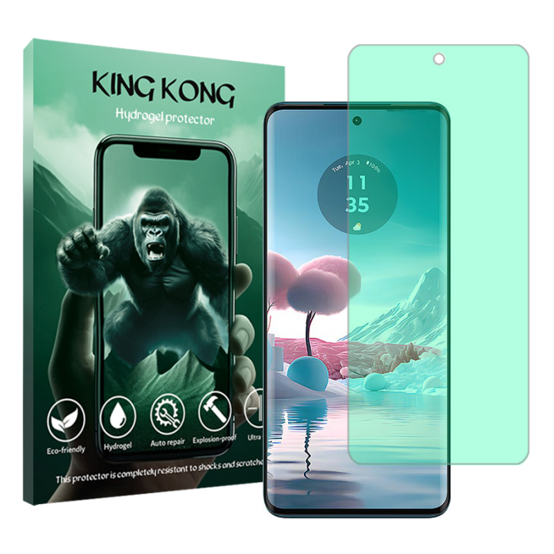 محافظ صفحه نمایش گرین لایت کینگ کونگ مدل Tough مناسب برای گوشی موبایل موتورولا Edge 40 Neo محافظ صفحه نمایش گرین لایت کینگ کونگ مدل Tough مناسب برای گوشی موبایل موتورولا Edge 40 Neo