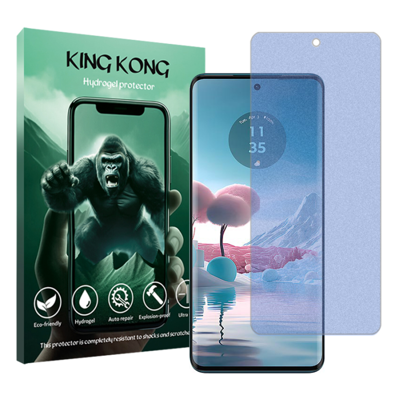 محافظ صفحه نمایش مات ضداشعه آبی کینگ کونگ مدل Tough مناسب برای گوشی موبایل موتورولا Edge 40 Neo محافظ صفحه نمایش مات ضداشعه آبی کینگ کونگ مدل Tough مناسب برای گوشی موبایل موتورولا Edge 40 Neo