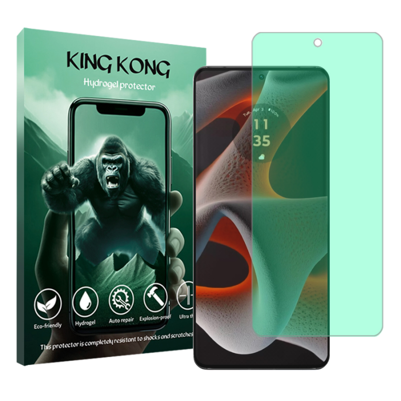 محافظ صفحه نمایش گرین لایت کینگ کونگ مدل Tough مناسب برای گوشی موبایل موتورولا Edge 50 Pro محافظ صفحه نمایش گرین لایت کینگ کونگ مدل Tough مناسب برای گوشی موبایل موتورولا Edge 50 Pro