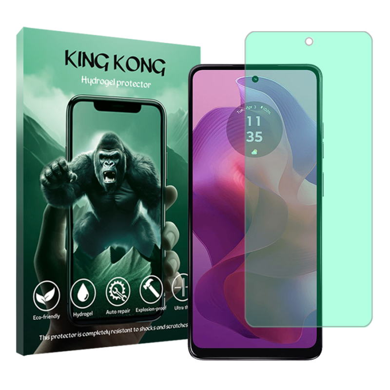 محافظ صفحه نمایش گرین لایت کینگ کونگ مدل Tough مناسب برای گوشی موبایل موتورولا Moto G24 محافظ صفحه نمایش گرین لایت کینگ کونگ مدل Tough مناسب برای گوشی موبایل موتورولا Moto G24