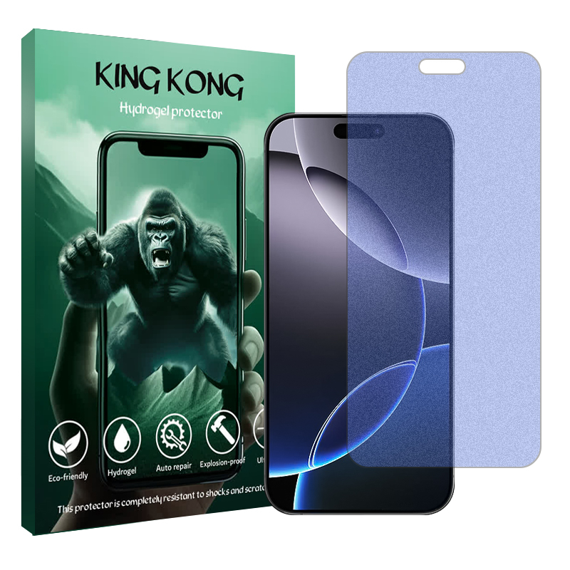 محافظ صفحه نمایش مات ضداشعه آبی کینگ کونگ مدل Tough مناسب برای گوشی موبایل اپل iPhone 16 Pro Max محافظ صفحه نمایش مات ضداشعه آبی کینگ کونگ مدل Tough مناسب برای گوشی موبایل اپل iPhone 16 Pro Max