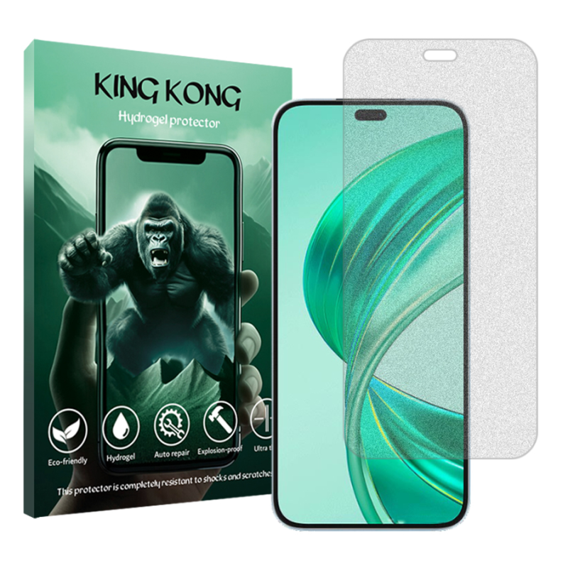 محافظ صفحه نمایش مات کینگ کونگ مدل Tough مناسب برای گوشی موبایل آنر X8b محافظ صفحه نمایش مات کینگ کونگ مدل Tough مناسب برای گوشی موبایل آنر X8b
