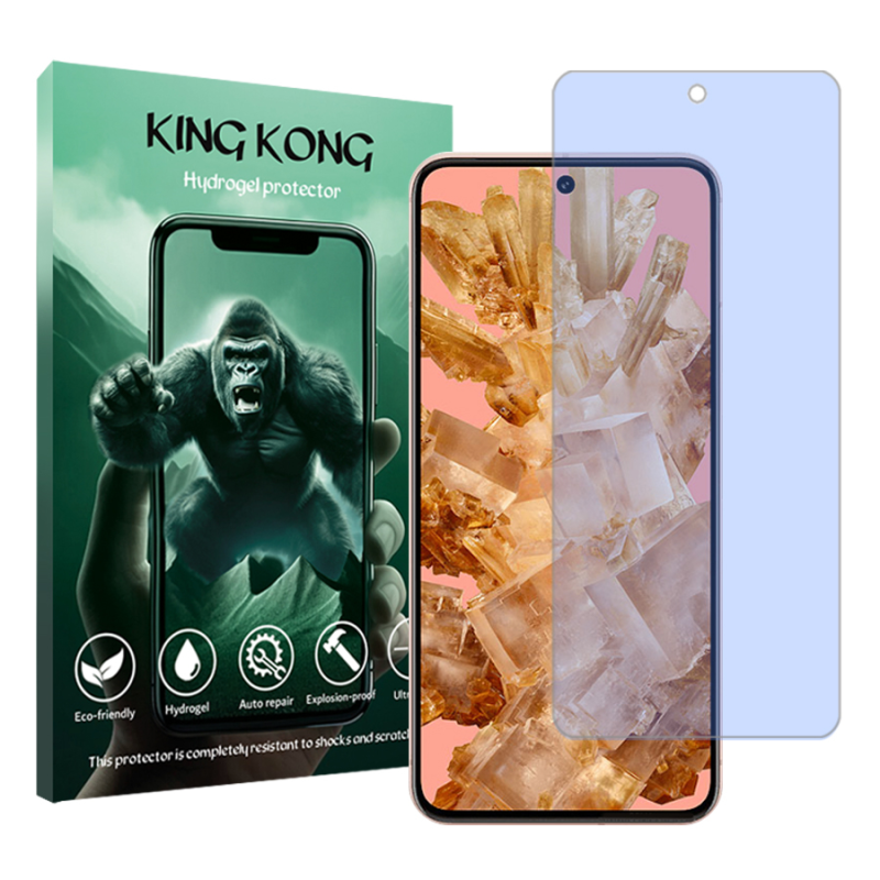 محافظ صفحه نمایش ضداشعه آبی کینگ کونگ مدل Tough مناسب برای گوشی موبایل گوگل Pixel 8