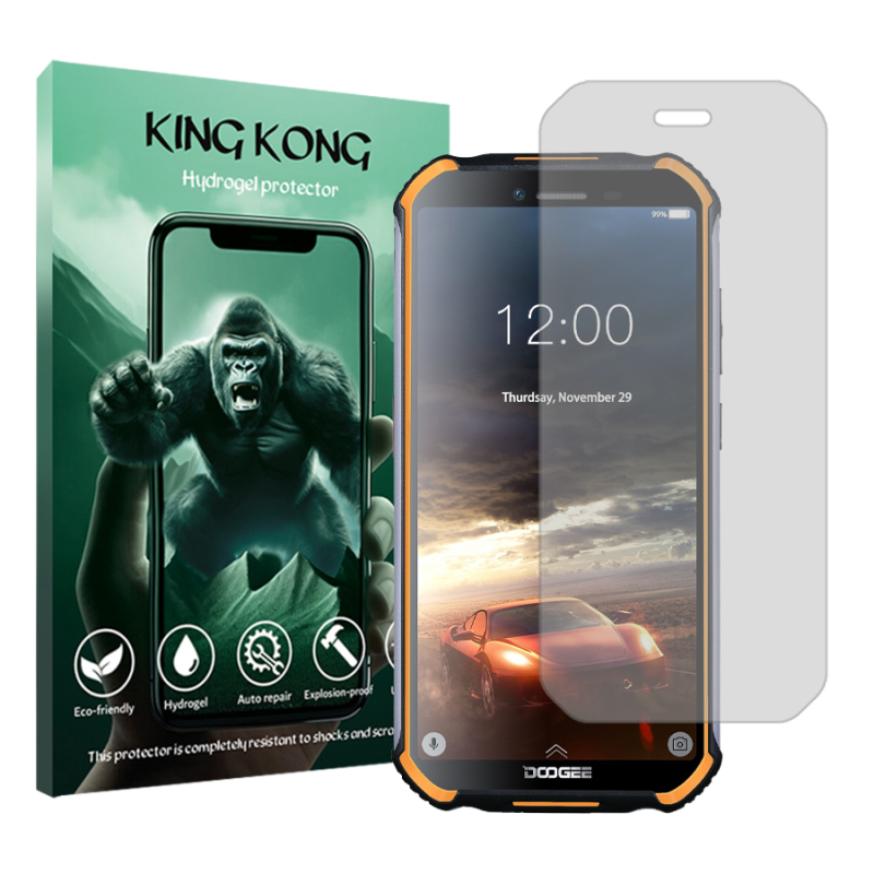 محافظ صفحه نمایش شفاف کینگ کونگ مدل Tough مناسب برای گوشی موبایل دوجی S40 محافظ صفحه نمایش شفاف کینگ کونگ مدل Tough مناسب برای گوشی موبایل دوجی S40