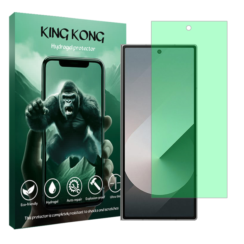 محافظ صفحه نمایش گرین لایت کینگ کونگ مدل Tough مناسب برای گوشی موبایل سامسونگ Galaxy Z Fold6 محافظ صفحه نمایش گرین لایت کینگ کونگ مدل Tough مناسب برای گوشی موبایل سامسونگ Galaxy Z Fold6