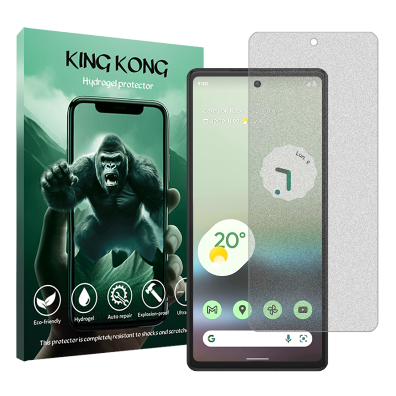 محافظ صفحه نمایش مات گوشی گوگل Pixel 6a کینگ کونگ مد‌ل Tough