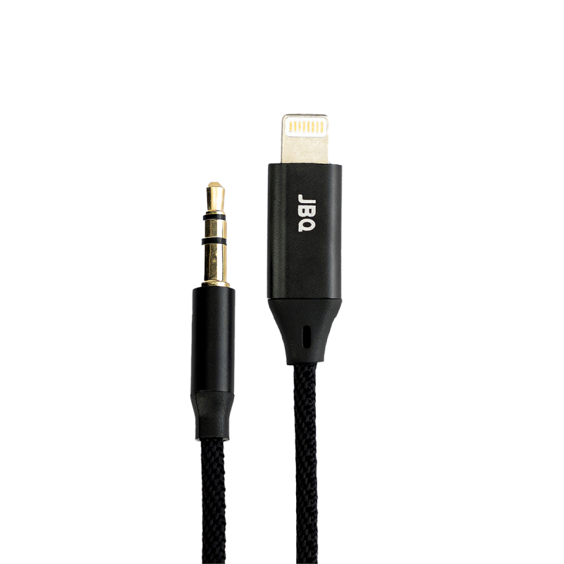 کابل تبدیل AUX به لایتنینگ جی بی کیو مدل IP-20 طول 1 متر کابل تبدیل AUX به لایتنینگ جی بی کیو مدل IP-20 طول 1 متر