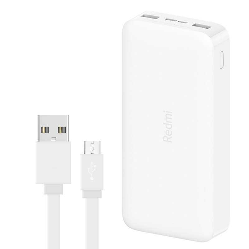 پاوربانک شیائومی مدل Redmi ظرفیت 20000 میلی آمپرساعت به همراه کابل تبدیل microUSB پاوربانک شیائومی مدل Redmi ظرفیت 20000 میلی آمپرساعت به همراه کابل تبدیل microUSB