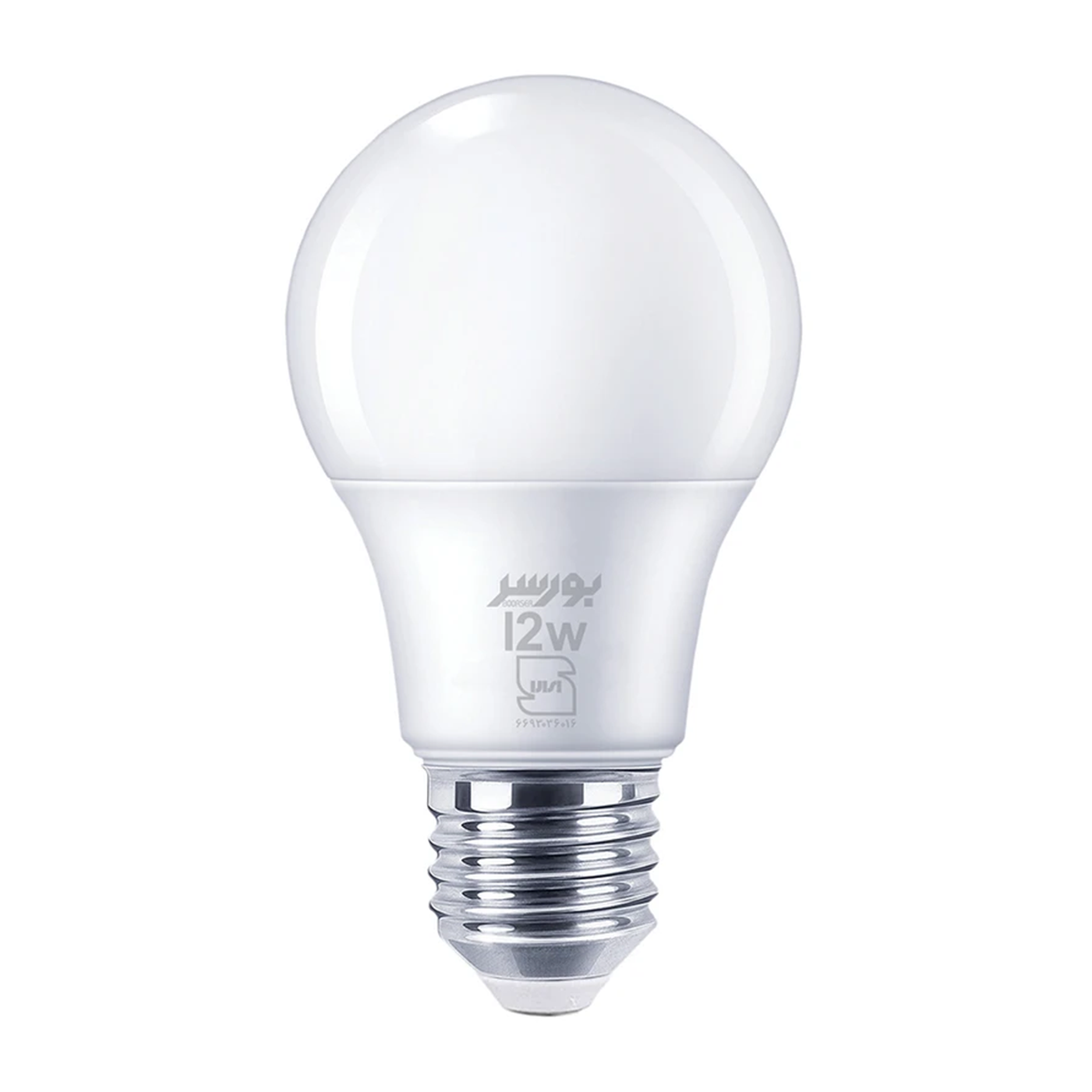 لامپ LED حبابی 12 وات بورسر مدل A65 پایه E27 لامپ LED حبابی 12 وات بورسر مدل A65 پایه E27