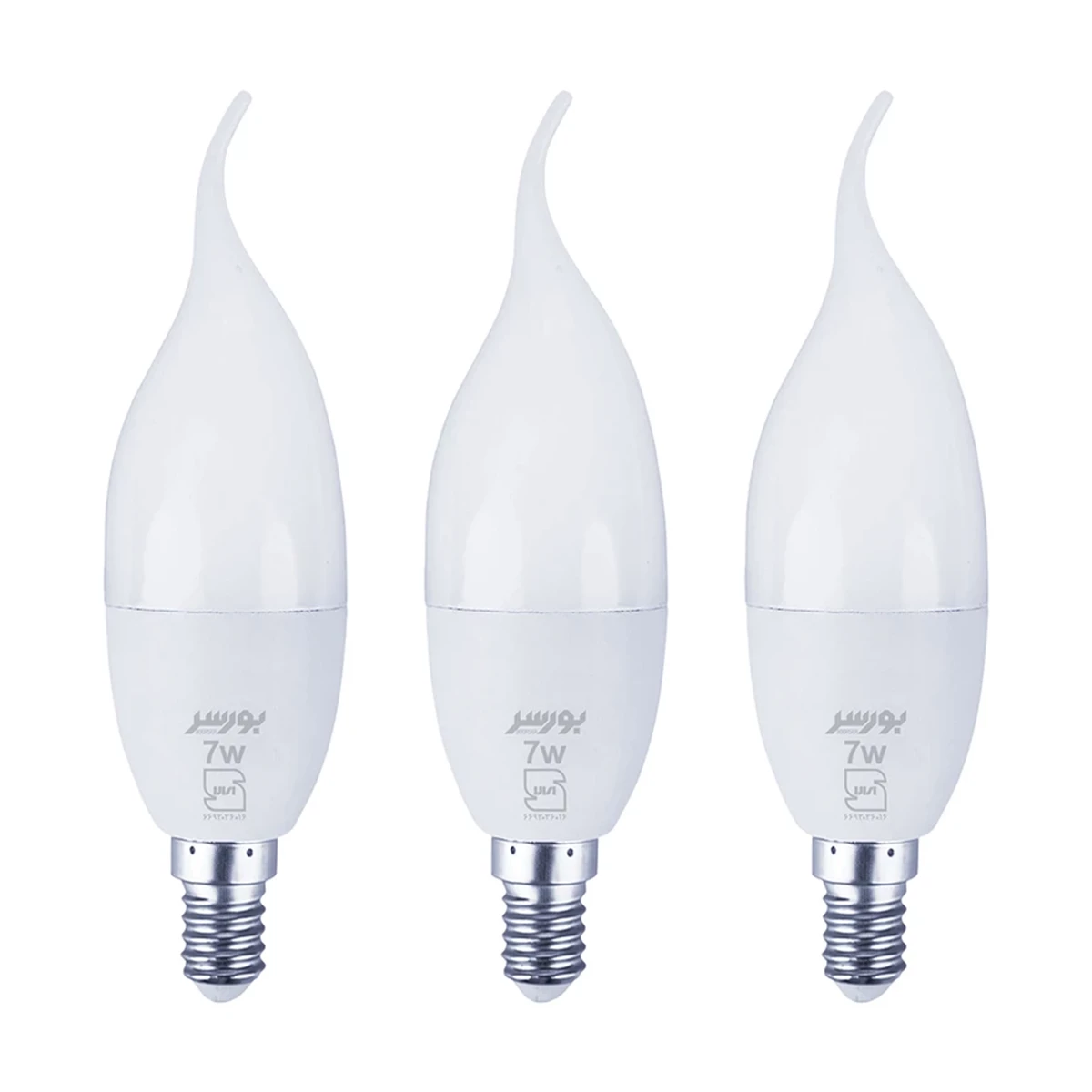 لامپ LED اشکی 7 وات بورسر مدل CL37 پایه E14 پک 3 عدد-آفتابی لامپ LED اشکی 7 وات بورسر مدل CL37 پایه E14 پک 3 عدد-آفتابی